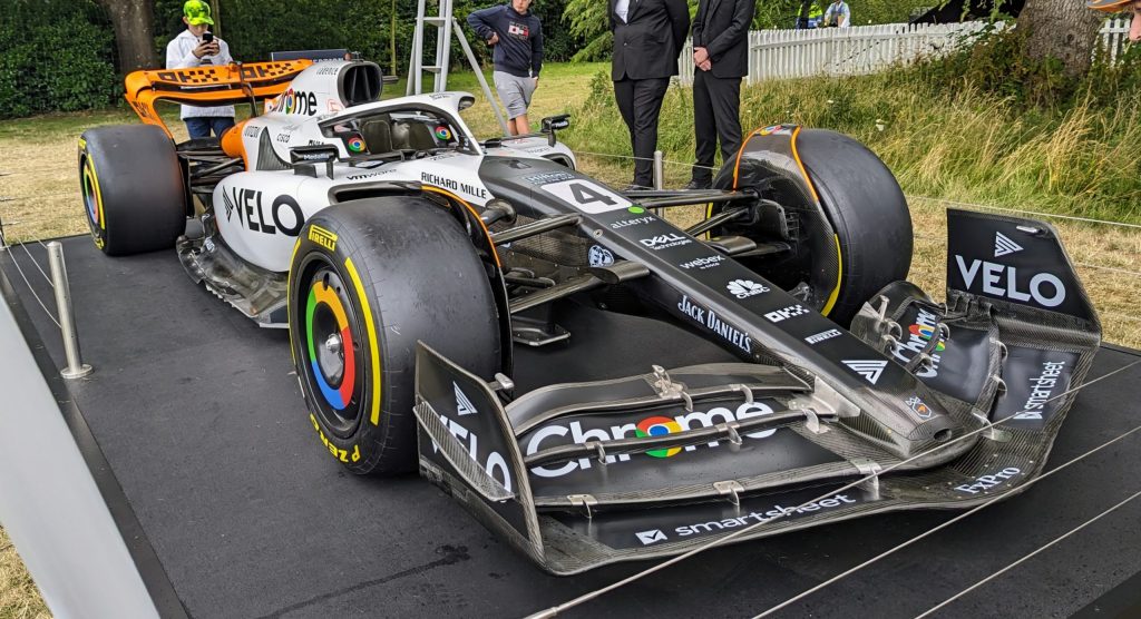 2023 McLaren MCL60 Formula 1 car at Goodwood Festival of Speed