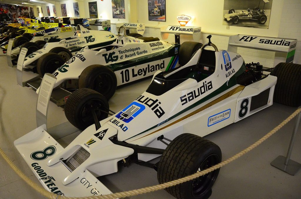 The Williams FW06 on display at the Donington Museum.